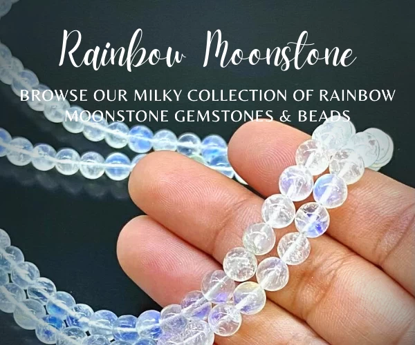 Shop Rainbow Moonstone Gemstones & Beads